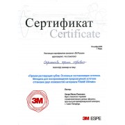 СИЮ - 3М - 2014 - сертификат - реставрация (Хиора) - 2