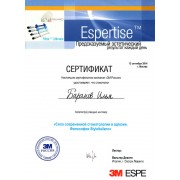 БИП - 3М - 2014 - сертификат - эстетика